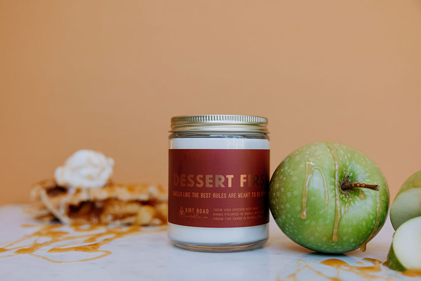 Dessert First Candle