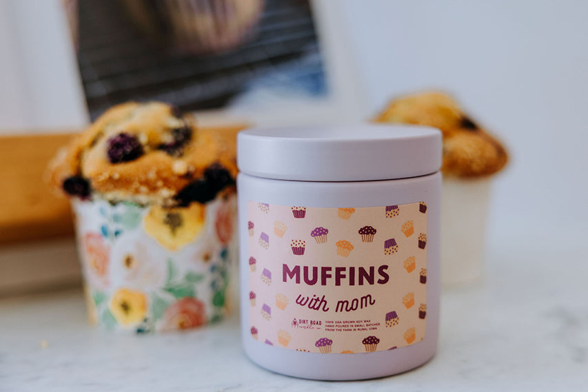 Muffins With Mom Candle