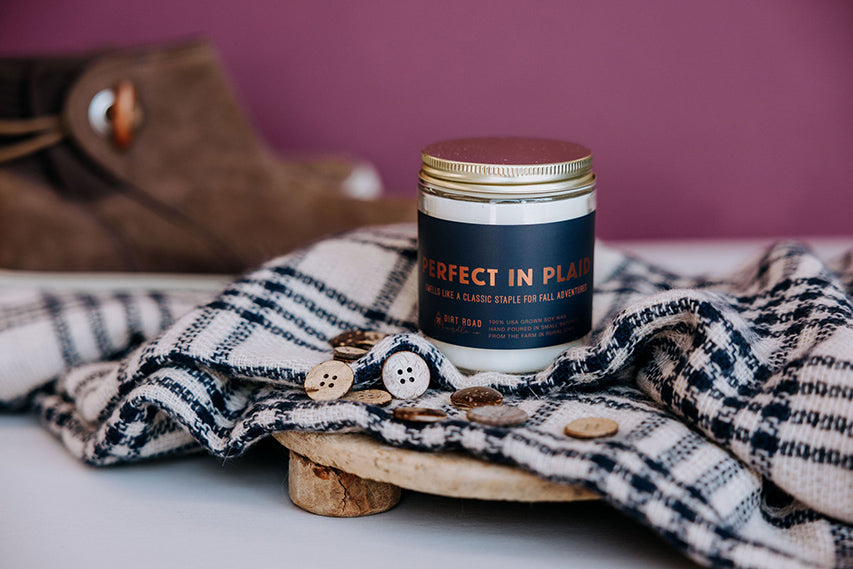 Perfect In Plaid Candle