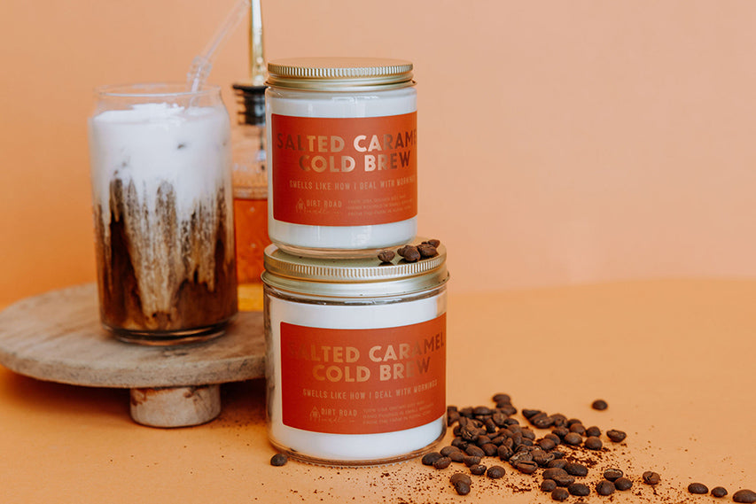Salted Caramel Cold Brew Candle