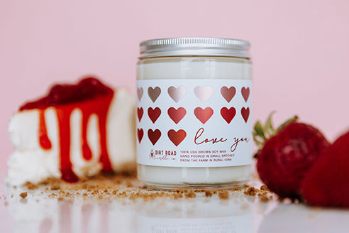 Hearts Candle