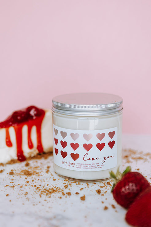 Hearts Candle