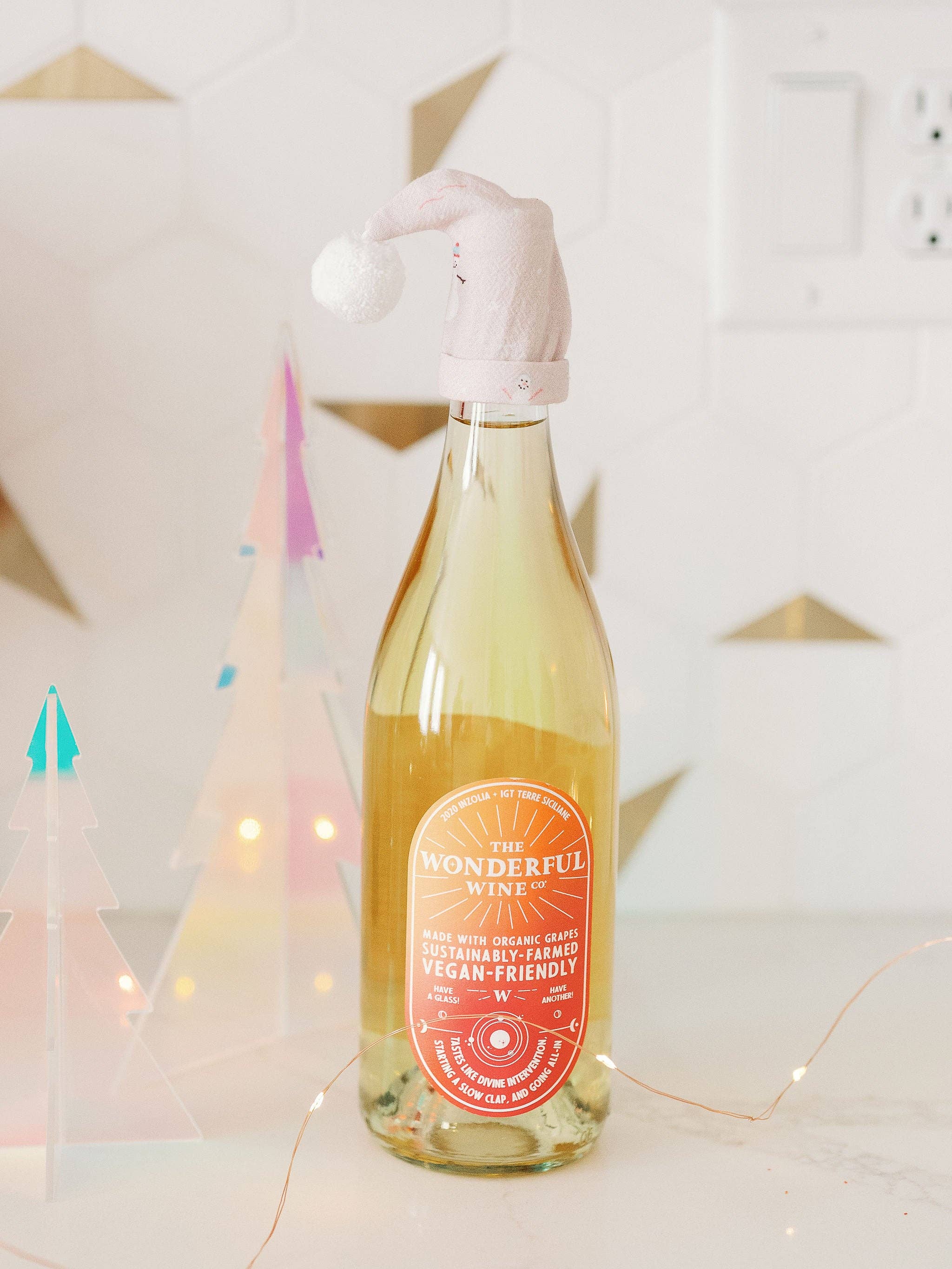 Snowman - Wine Topper | Stocking Stuffer