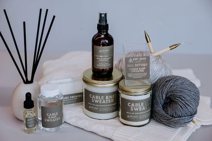 Cable Knit Sweater Reed Diffuser