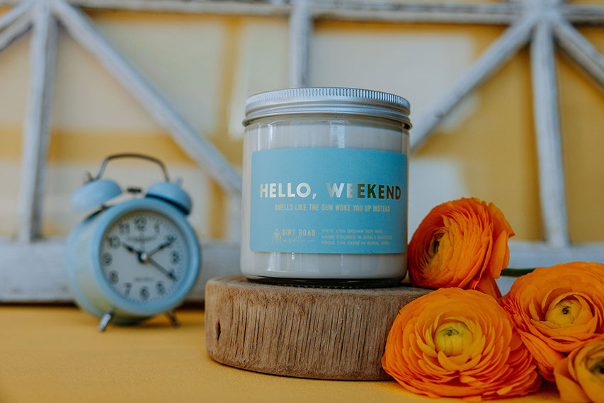 Hello, Weekend Candle