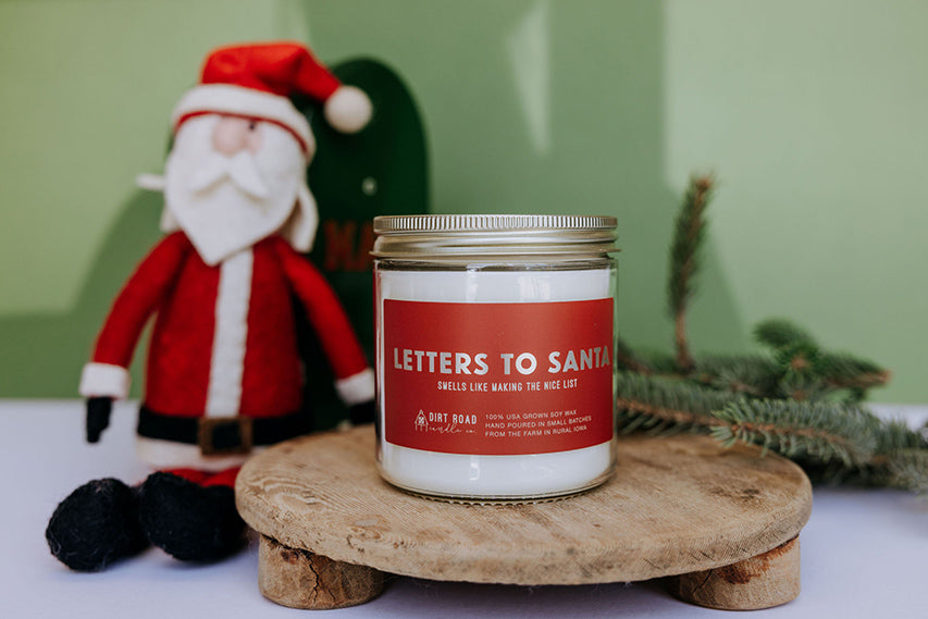 Letters To Santa Candle
