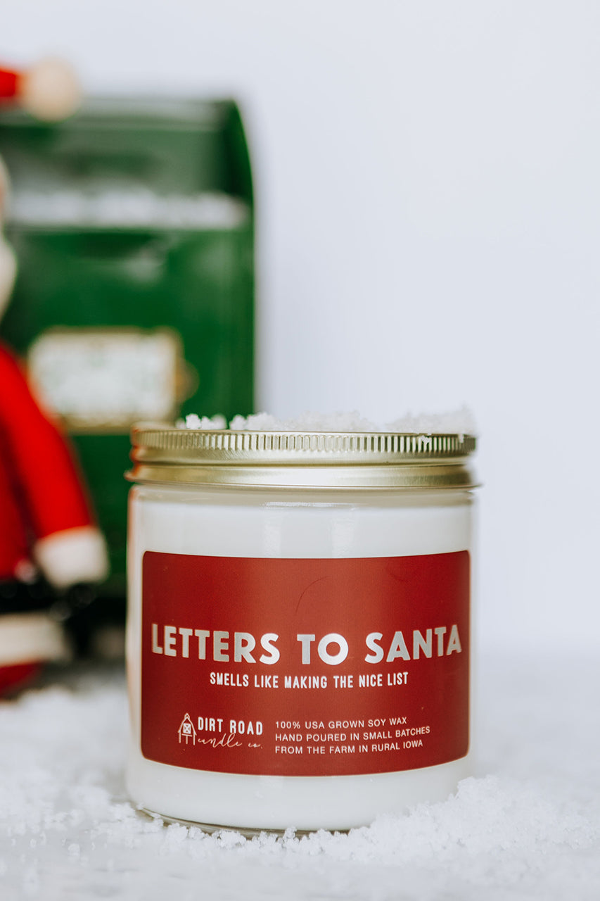 Letters To Santa Candle