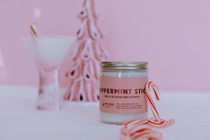 Peppermint Stick Candle
