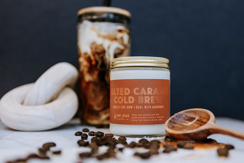 Salted Caramel Cold Brew Candle