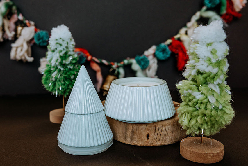 Under the Tree White Tree Candle