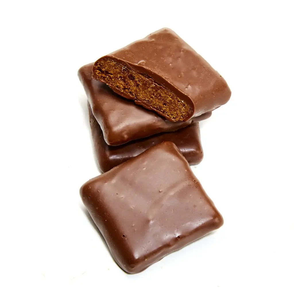 Chocolate-Covered Cookies - Fall/Christmas Gifts: Caramelized Graham Crackers - Milk Chocolate