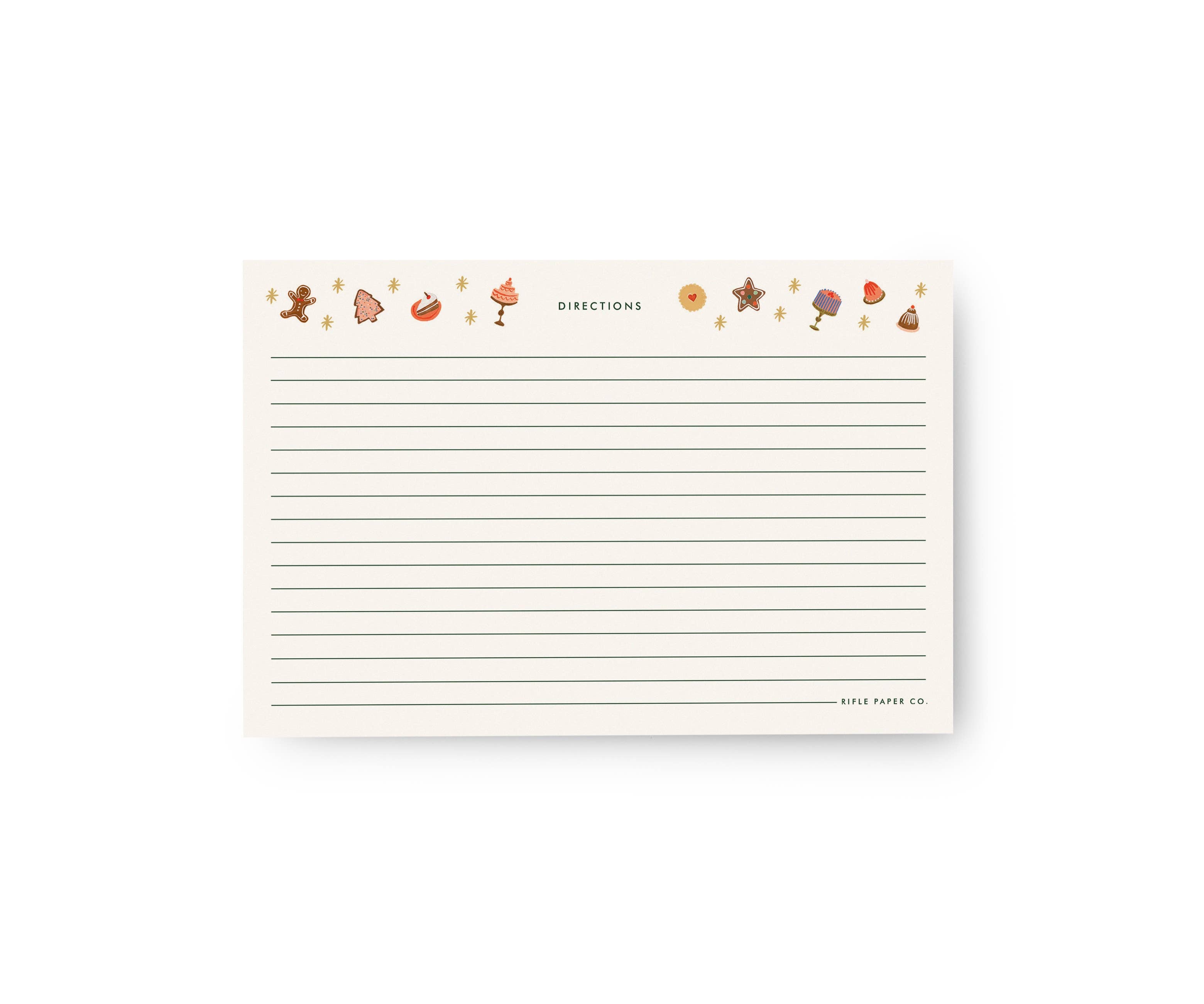 Pack of 12 Nutcracker Recipe Cards