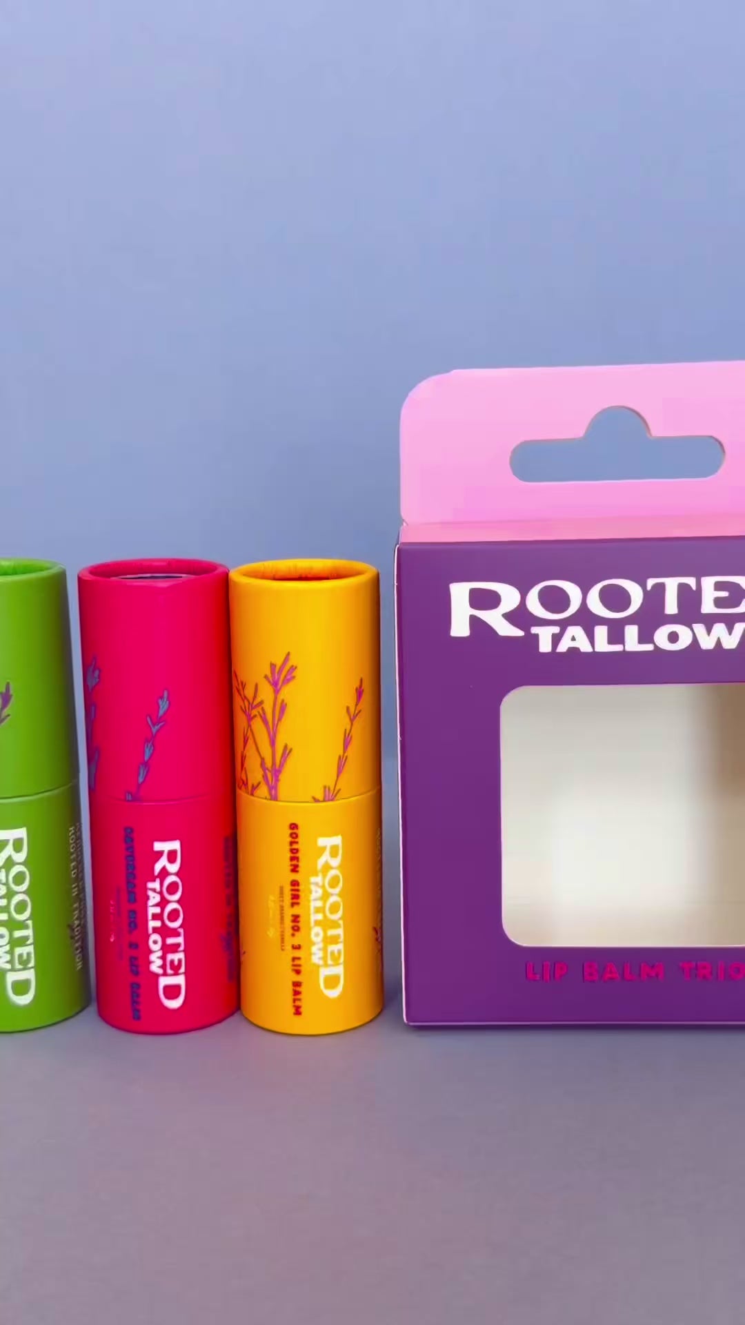 Tallow Lip Balm Trio
