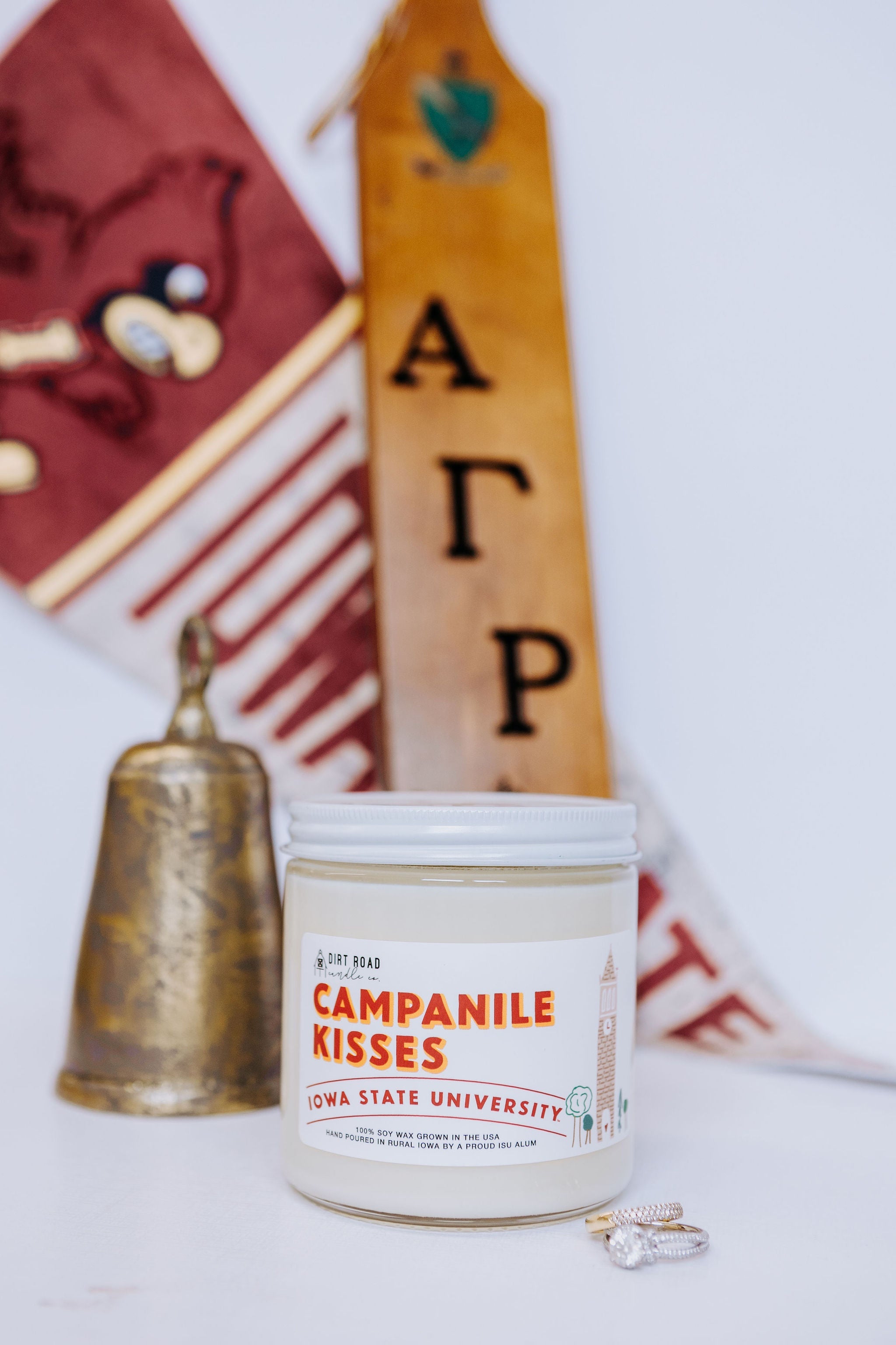 ISU Campanile Kisses Candle